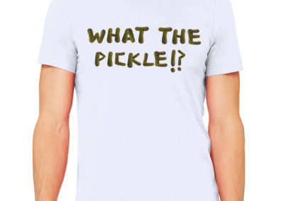 What the pickle design 2 t shirt mock up